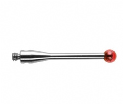 M2 Ø3 mm ruby ball, stainless steel stem, L 20 mm, EWL 17 mm