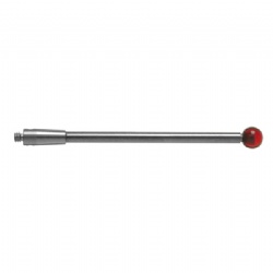 M2 Ø4 mm ruby ball, tungsten carbide stem, L 40 mm, EWL 40 mm